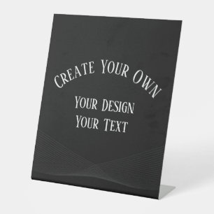 Create Your Own Pedestal Sign