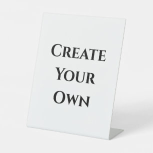 Create Your Own Pedestal Sign