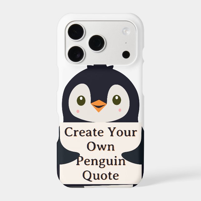 Create Your Own Penguin Quote (Back)