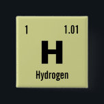 Create your own Periodic Table of the Elements 15 Cm Square Badge<br><div class="desc">Customise this fun chemistry periodic table of the elements button template. Enter in your favourite element or create your own! Change the chemical element name, symbol, atomic number and atomic mass. Click customise to change the background colour or make further edits. Makes an awesome gift idea for the chemist, scientist...</div>