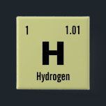 Create your own Periodic Table of the Elements 15 Cm Square Badge<br><div class="desc">Customise this fun chemistry periodic table of the elements button template. Enter in your favourite element or create your own! Change the chemical element name, symbol, atomic number and atomic mass. Click customise to change the background colour or make further edits. Makes an awesome gift idea for the chemist, scientist...</div>