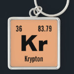 Create your own Periodic Table of the Elements Key Ring<br><div class="desc">Customize this fun chemistry periodic table of the elements keychain template. Enter in your favorite element or create your own! Change the chemical element name, symbol, atomic number and atomic mass. Click customize to change the background color or make further edits. Makes an excellent gift idea for the chemist, scientist...</div>