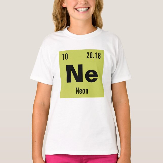 Create your own Periodic Table of the Elements T-Shirt (Front)