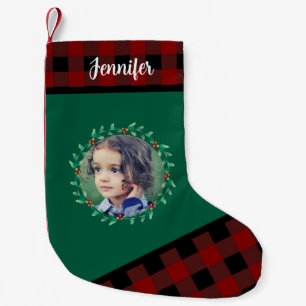 Create your own personal Christmas photo Small Christmas Stocking