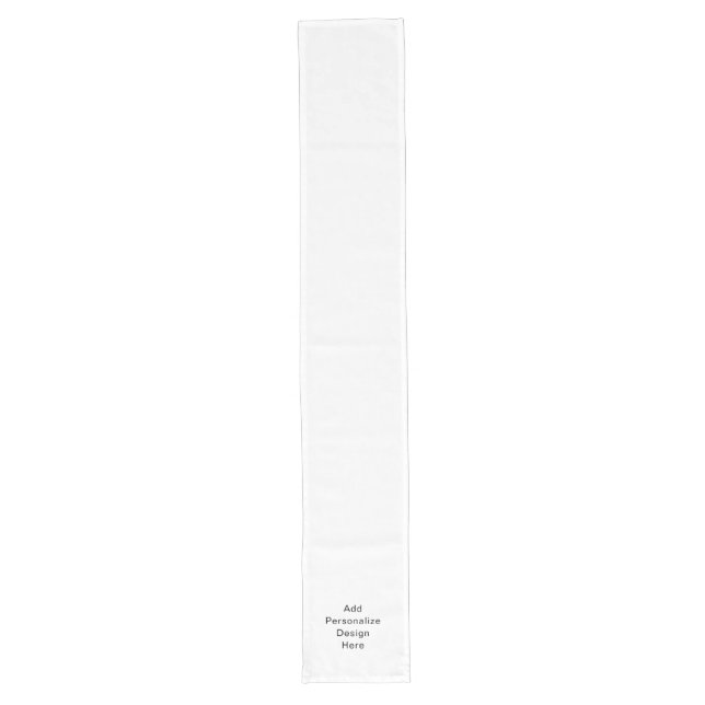 create your own personalise 16" X 108" Long Table Runner (Front)