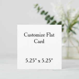 Create your own personalise 5.25" x 5.25" squared