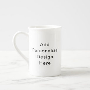 create your own personalise bone china mug