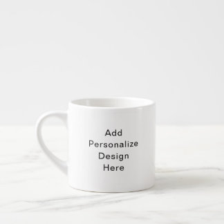 create your own personalise espresso cup