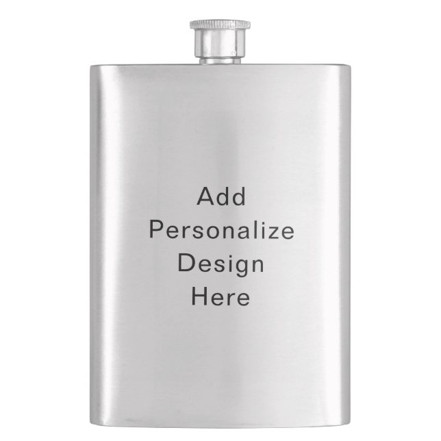 create your own personalise hip flask (Front)