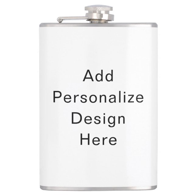 create your own personalise hip flask (Front)