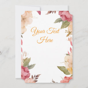 Create Your Own personalise Holiday Card