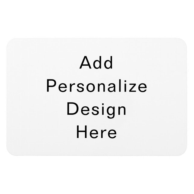 create your own personalise  Large Trinket Tray Magnet (Horizontal)