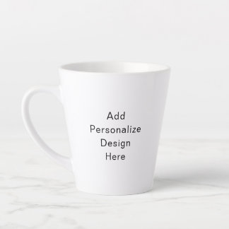 create your own personalise latte mug