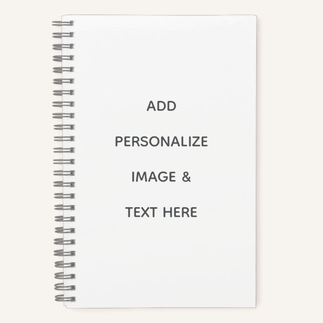 Create Your Own Personalise Notebook (Front)