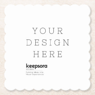 Create Your Own Personalise Paper Coaster