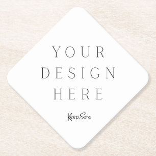 Create Your Own Personalise Paper Coaster