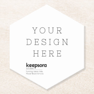 Create Your Own Personalise Paper Coaster