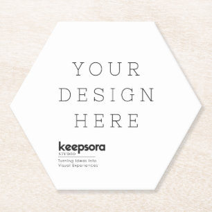 Create Your Own Personalise Paper Coaster