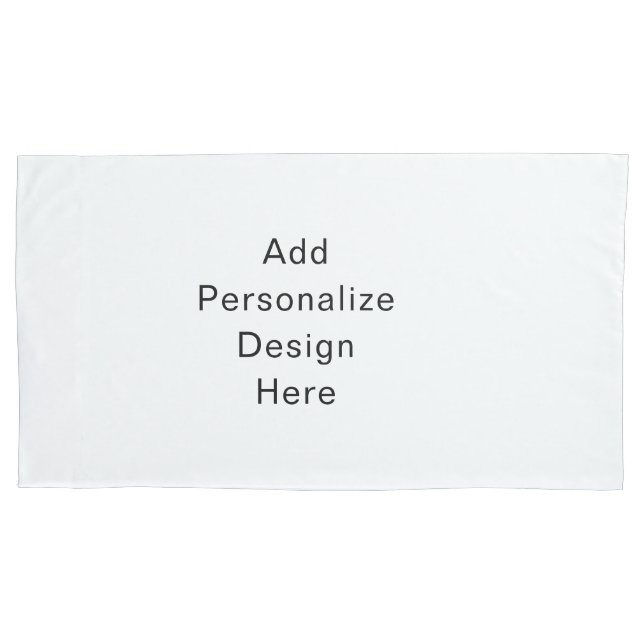 create your own personalise Single King Size Pillowcase (Front)