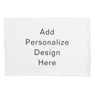 create your own personalise single standard size pillowcase
