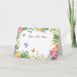 Create Your Own personalise Thank You Card