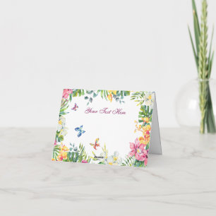 Create Your Own personalise Thank You Card