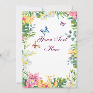Create Your Own personalise Thank You Card