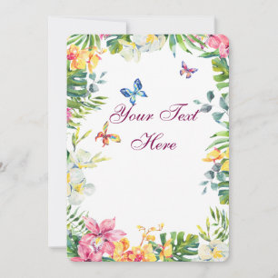 Create Your Own personalise Thank You Card