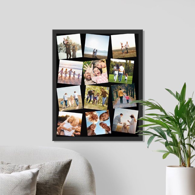 Create Your Own Personalised 12 Photo Collage Poster (Creator Uploaded)