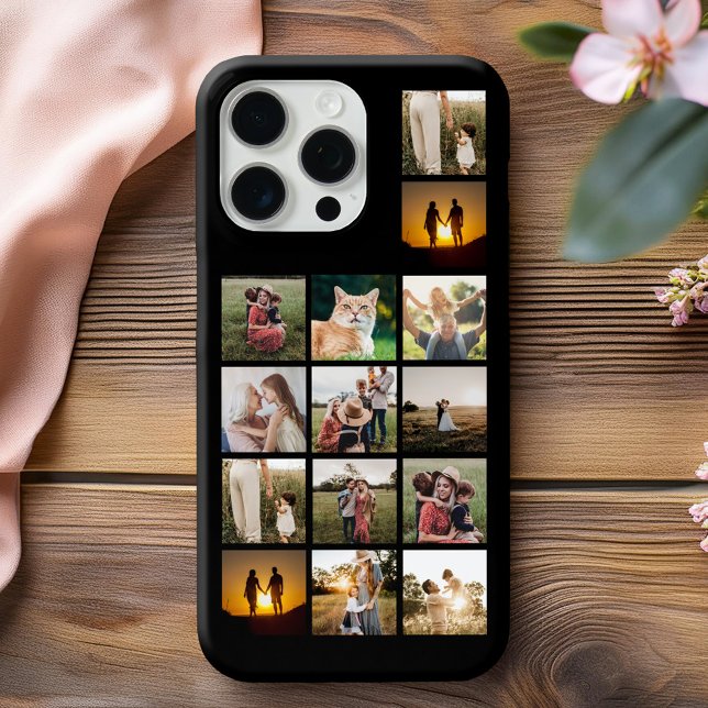 Create Your Own Personalised 14 Photo Collage Case-Mate iPhone Case (Creator Uploaded)