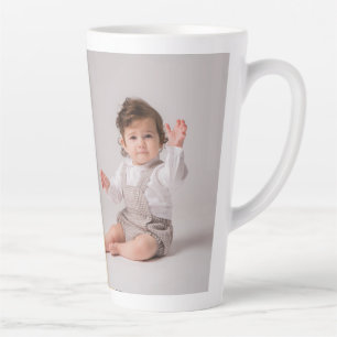 Create Your Own Personalised 2 Photos Latte Mug