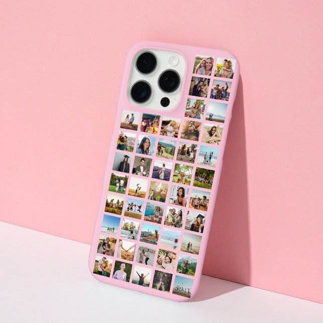 Create Your Own Personalised 46 Photo Collage Case-Mate iPhone Case (Creator Uploaded)