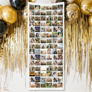 Create Your Own Personalised 90 Photo Collage Banner