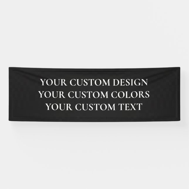 Create Your Own Personalised Banner (Horizontal)