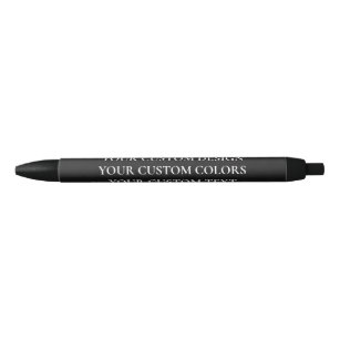Create Your Own Personalised Black Ink Pen