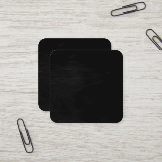 Create Your Own Personalised Black Square Business Card