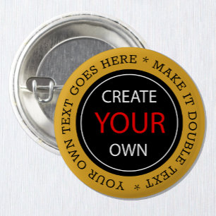Create Your Own - Personalised, branded / Custom 7.5 Cm Round Badge