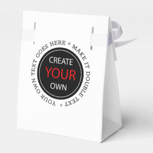 Create Your Own - Personalised, branded / Custom Favour Box