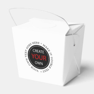 Create Your Own - Personalised, branded / Custom Favour Box