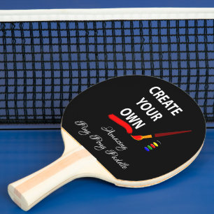 Create Your Own - Personalised, branded / Photo Ping Pong Paddle