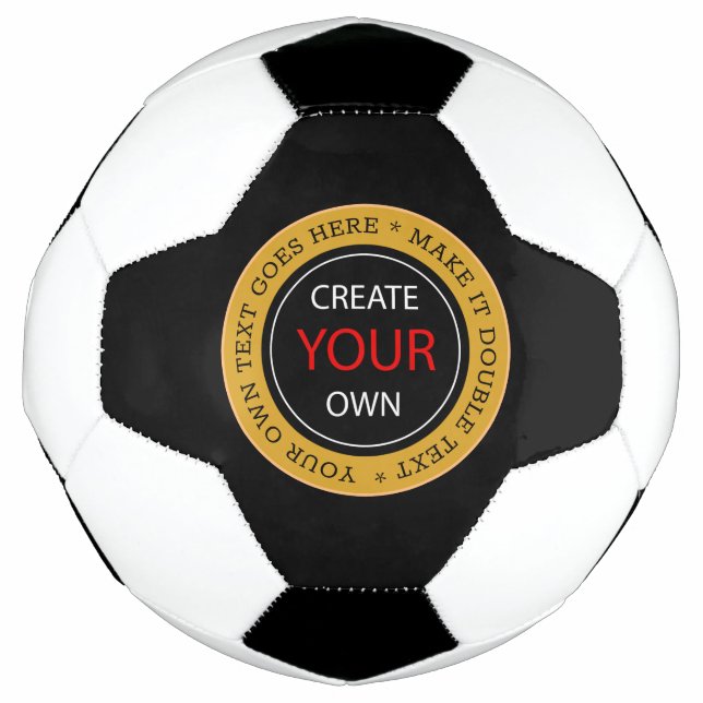Create Your Own - Personalised, branded / Photo Soccer Ball (Front)