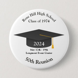 Create Your Own Personalised Class Reunion 7.5 Cm Round Badge