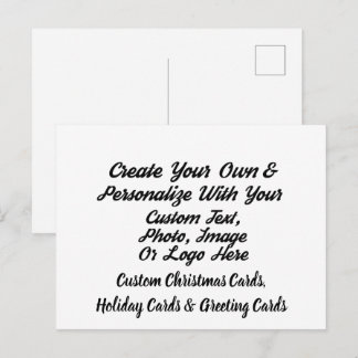 Create Your Own Personalised Custom Christmas Card