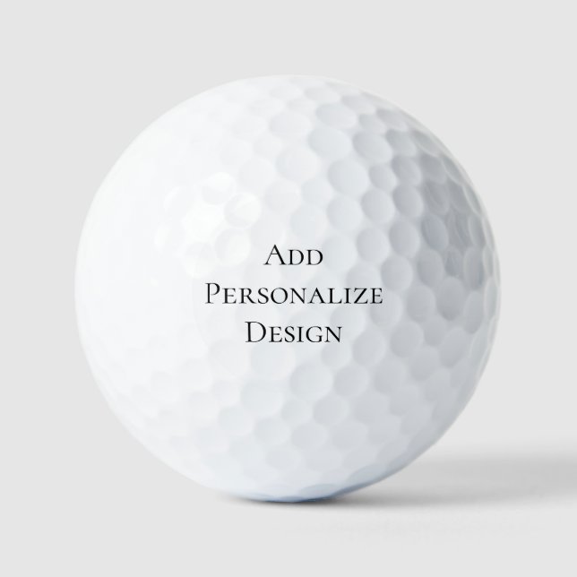 Create Your Own Personalised Custom  Golf Balls (Front)