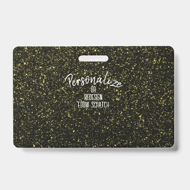 Create Your Own Personalised Custom ID Badge (Front)