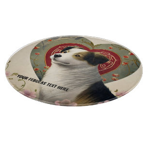 Create Your Own Personalised Custom Pet Photo Text Cutting Board