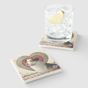 Create Your Own Personalised Custom Pet Photo Text Stone Coaster
