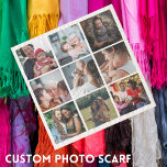 create your own personalised custom photo collage scarf<br><div class="desc">personalise with your photos.</div>