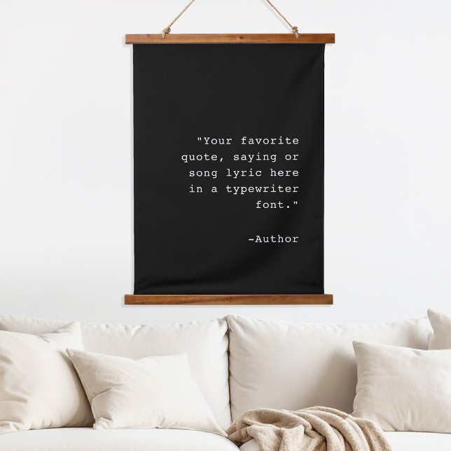 Create Your Own Personalised Custom Quote Hanging Tapestry (Creator Uploaded)