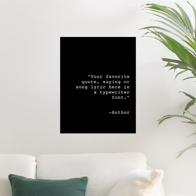 Create Your Own Personalised Custom Quote Poster (Creator Uploaded)